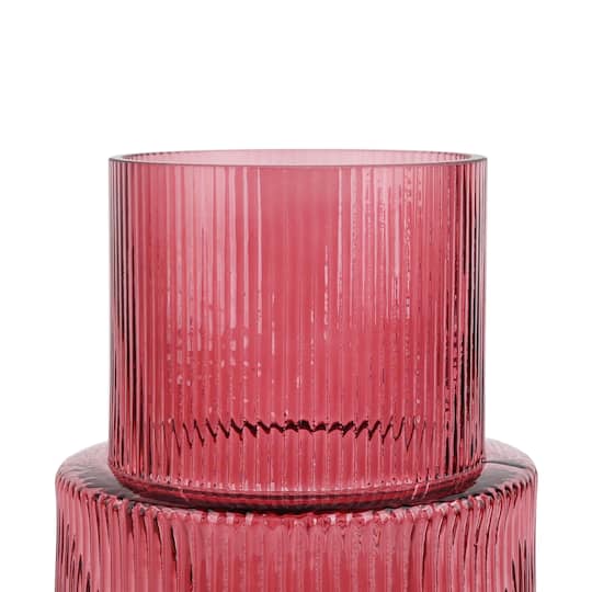 6" Ribbed Glass Vase by Ashland®